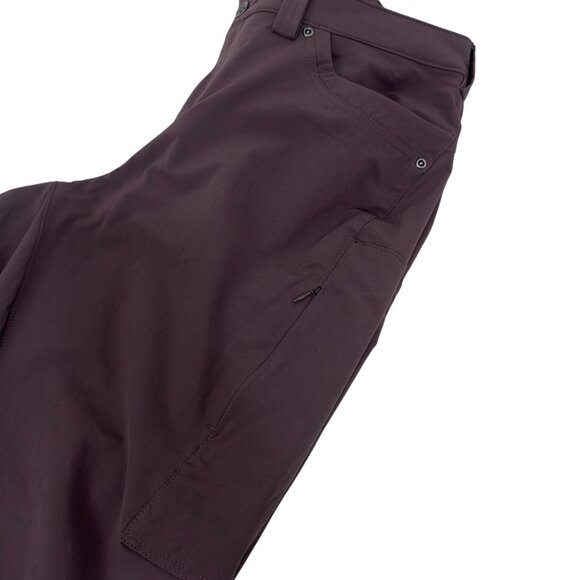 Duluth Trading Women Cargo Pants 14 X 31 Nylon Spandex Hiking Outdoor Travel - Picture 2 of 13
